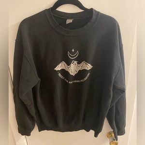 Wholesome Culture bat sweatshirt